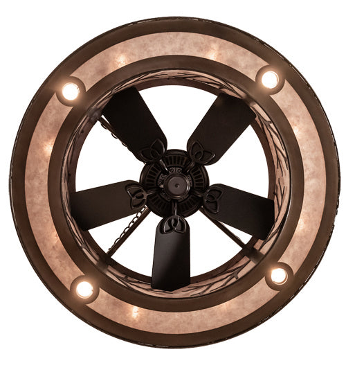 Meyda Tiffany Branches 224914 Ceiling Fan - Antique Copper