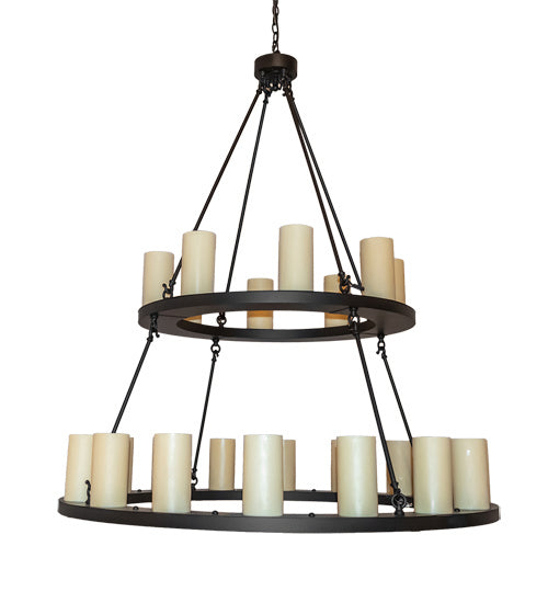Meyda Tiffany Loxley 230210 Chandelier Light - Oil Rubbed Bronze