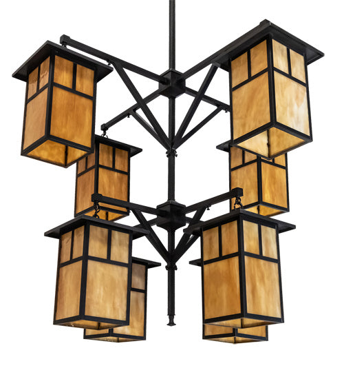 Meyda Tiffany Hyde Park 230270 Chandelier Light - Craftsman Brown