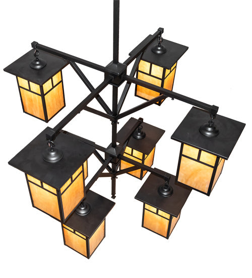 Meyda Tiffany Hyde Park 230270 Chandelier Light - Craftsman Brown