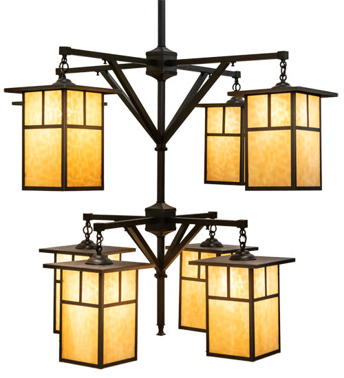 Meyda Tiffany Hyde Park 230270 Chandelier Light - Craftsman Brown