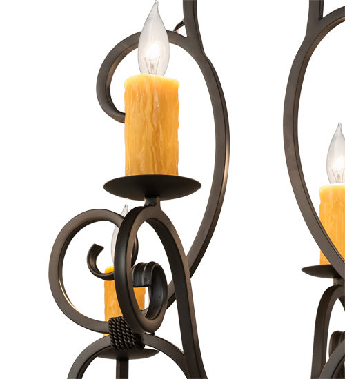 Meyda Tiffany Clifton 231962 Chandelier Light - Oil Rubbed Bronze
