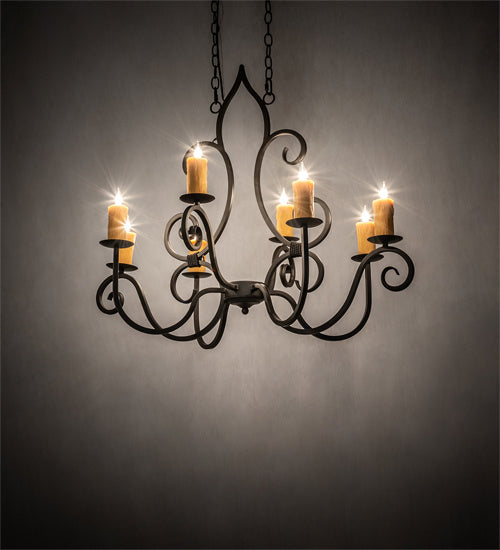 Meyda Tiffany Clifton 231962 Chandelier Light - Oil Rubbed Bronze