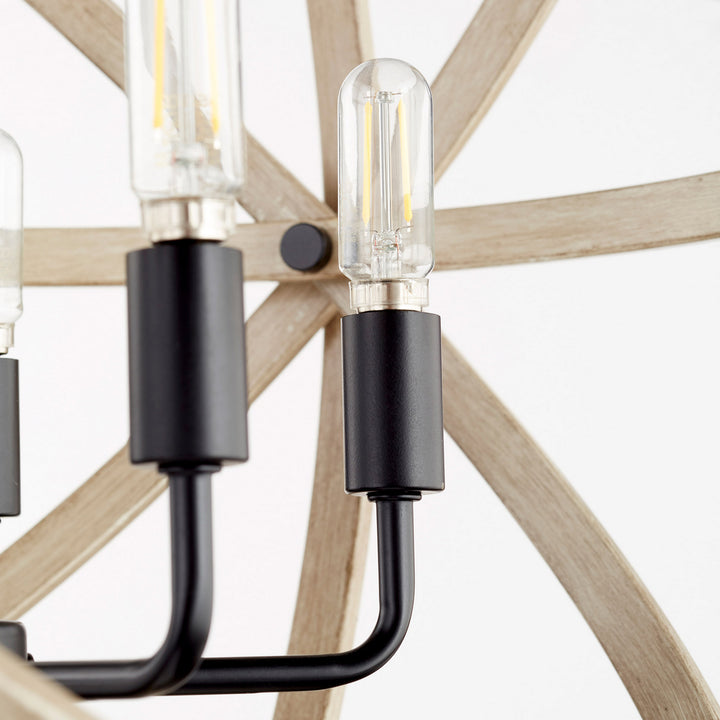 Quorum Driftwood Pendants 86-5-69 Pendant Light - Noir W/ Driftwood Finish