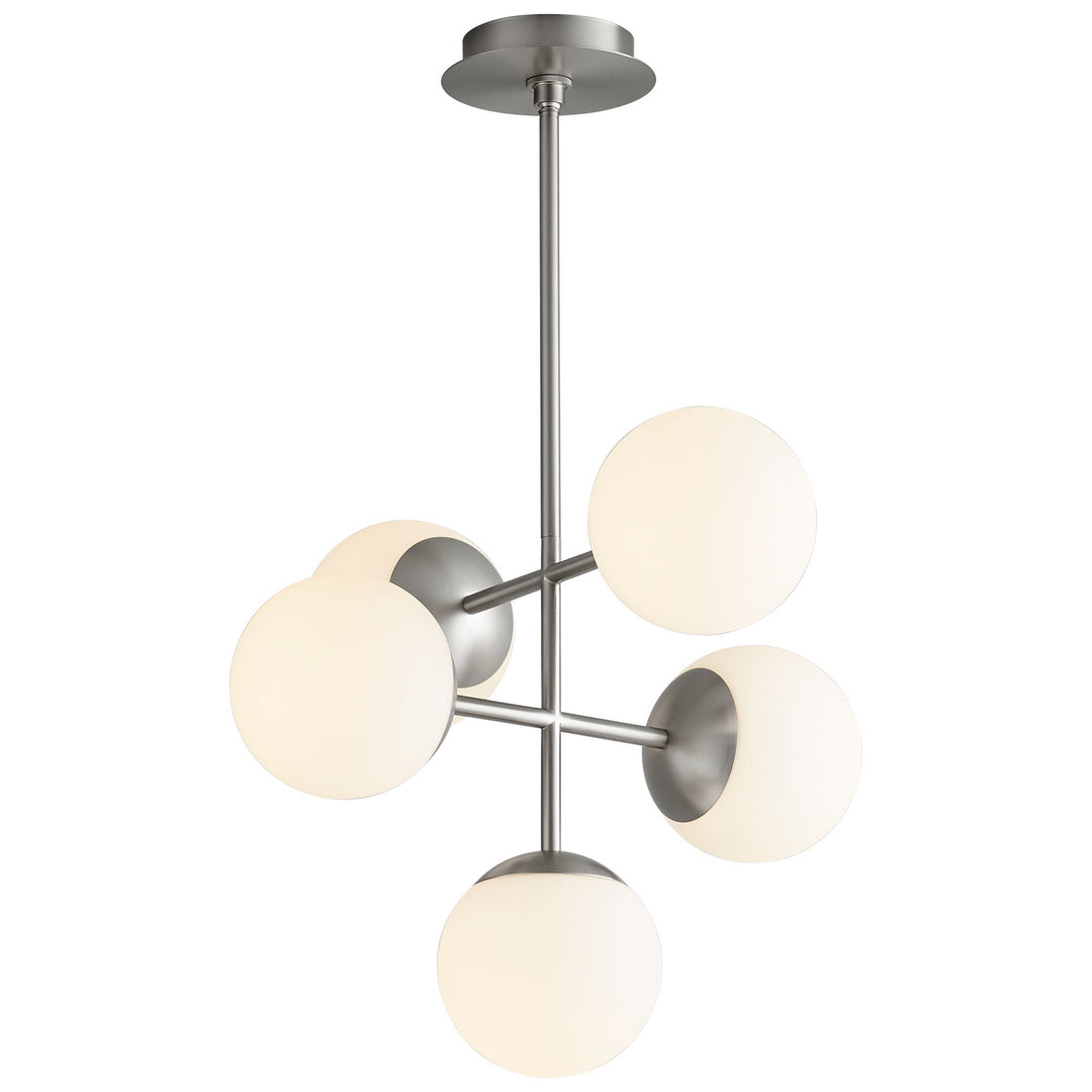 Oxygen Nebula 3-680-24 Pendant Light - Satin Nickel