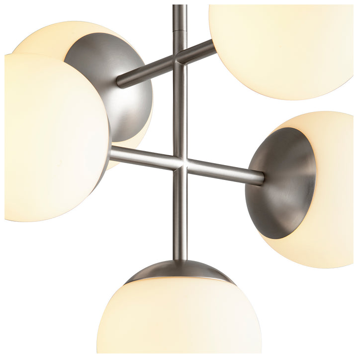 Oxygen Nebula 3-680-24 Pendant Light - Satin Nickel