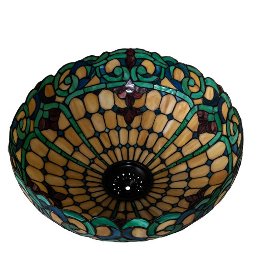 Meyda Tiffany Lighting 15226 Duffner & Kimberly Colonial Shade Lamp Shade Bronze / Dark