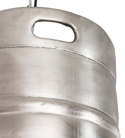 Meyda Tiffany Keg 219962 Pendant Light - Stainless Steel