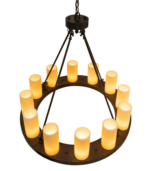 Meyda Tiffany Loxley 230212 Chandelier Light - Oil Rubbed Bronze