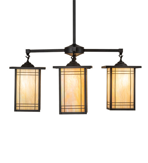Meyda Tiffany Prairie Mission 233239 Chandelier Light - Craftsman Brown
