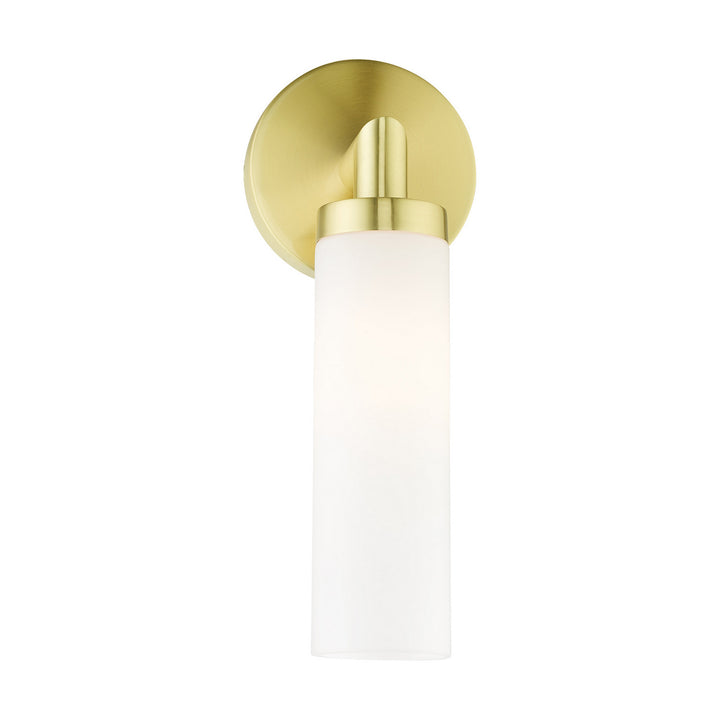 Livex Aero 10103-12 Wall Sconce Light - Satin Brass