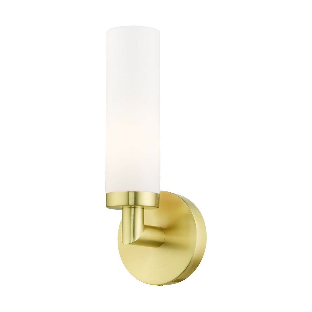 Livex Aero 10103-12 Wall Sconce Light - Satin Brass