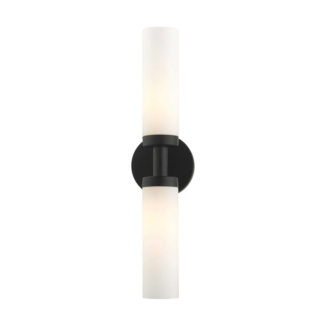 Livex Aero 10104-04 Wall Sconce Light - Black