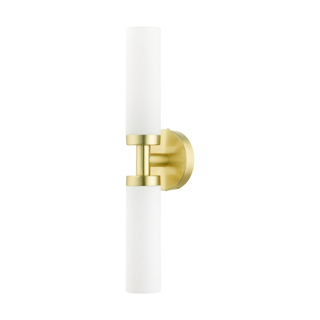 Livex Aero 10104-12 Wall Sconce Light - Satin Brass