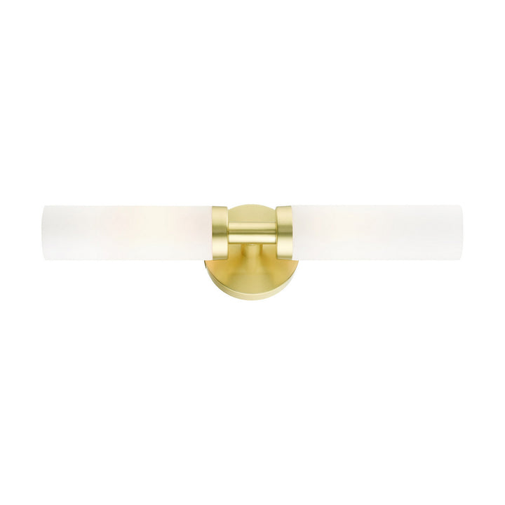 Livex Aero 10104-12 Wall Sconce Light - Satin Brass