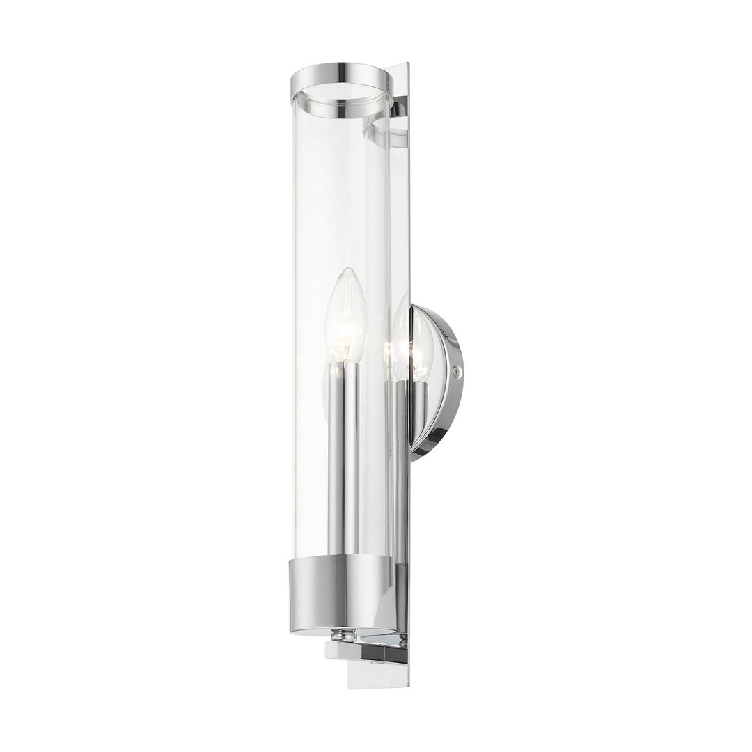 Livex Castleton 10142-05 Wall Sconce Light - Polished Chrome