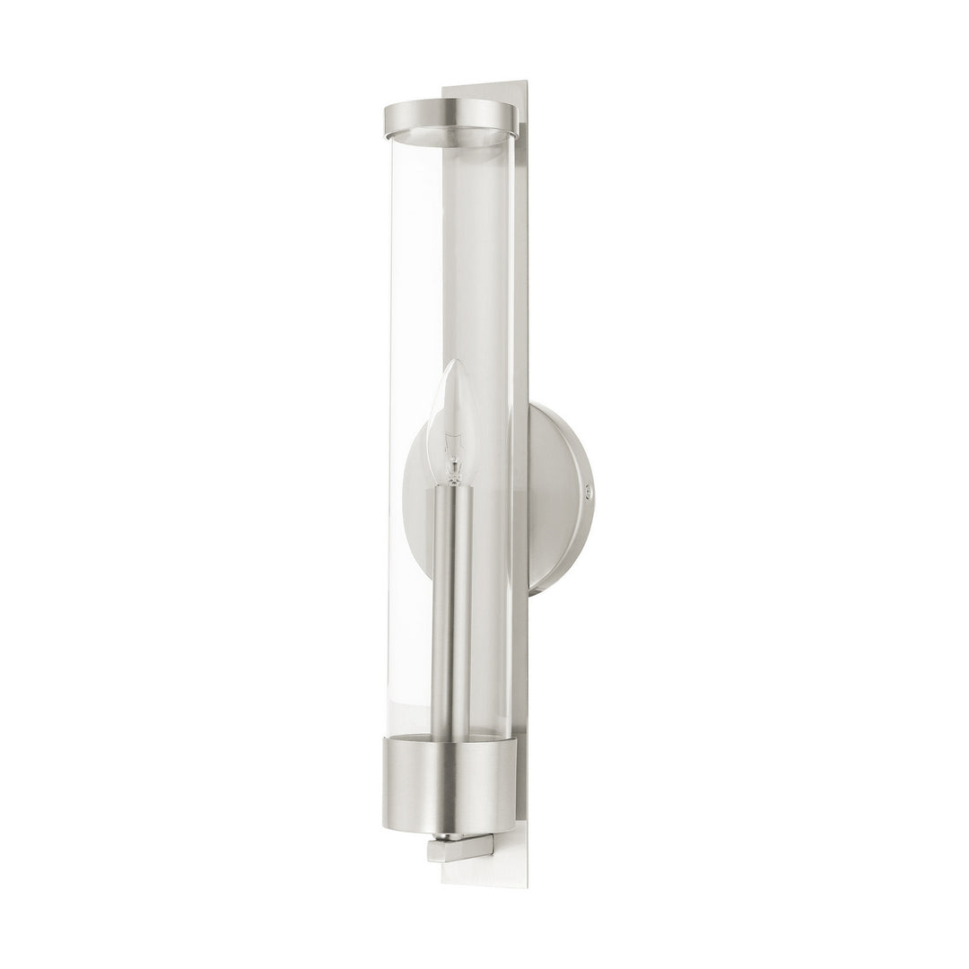 Livex Castleton 10142-91 Wall Sconce Light - Brushed Nickel
