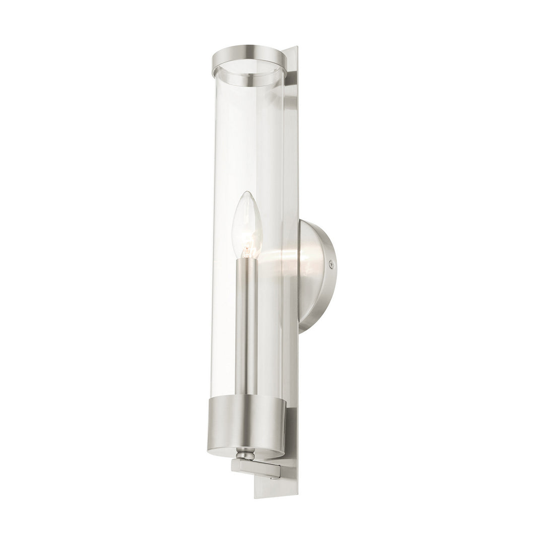 Livex Castleton 10142-91 Wall Sconce Light - Brushed Nickel