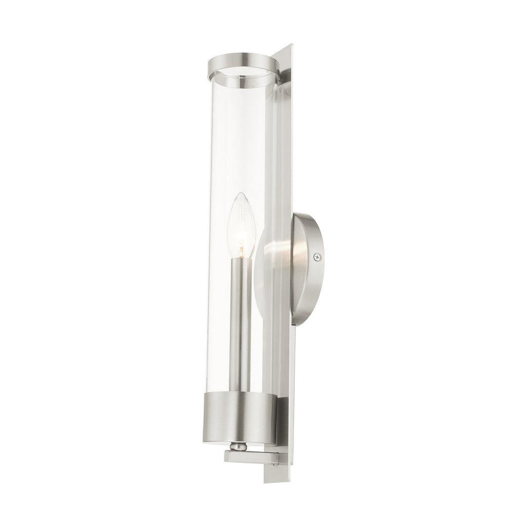 Livex Castleton 10142-91 Wall Sconce Light - Brushed Nickel