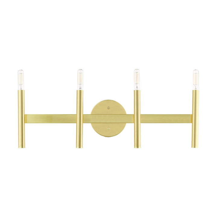 Livex Copenhagen 10344-12 Bath Vanity Light 24 in. wide - Satin Brass