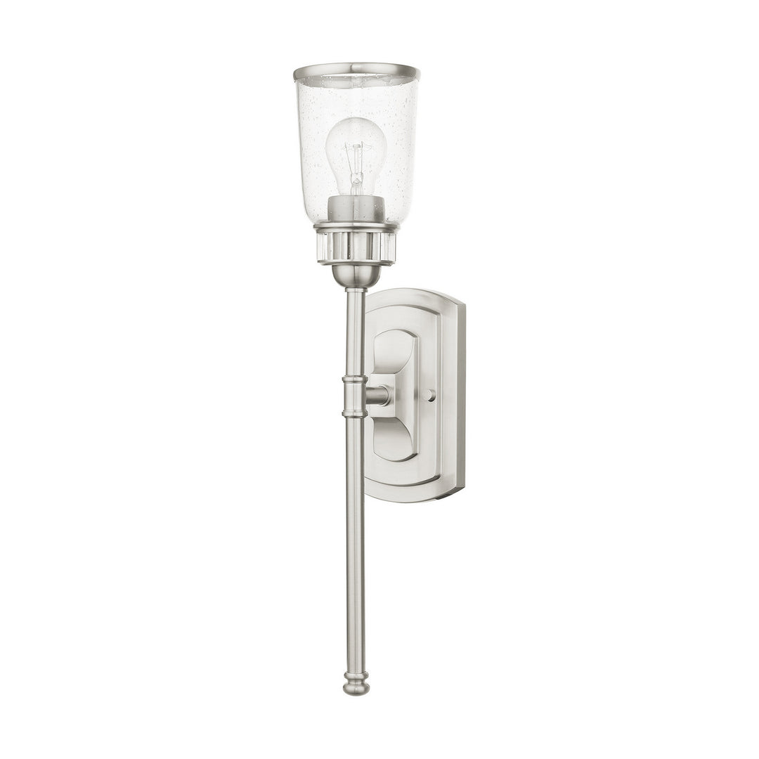 Livex Lawrenceville 10511-91 Wall Sconce Light - Brushed Nickel