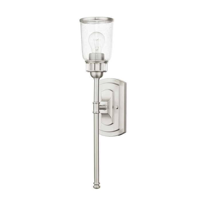 Livex Lawrenceville 10511-91 Wall Sconce Light - Brushed Nickel