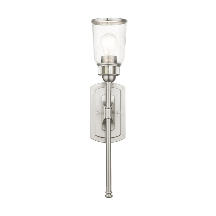Livex Lawrenceville 10511-91 Wall Sconce Light - Brushed Nickel