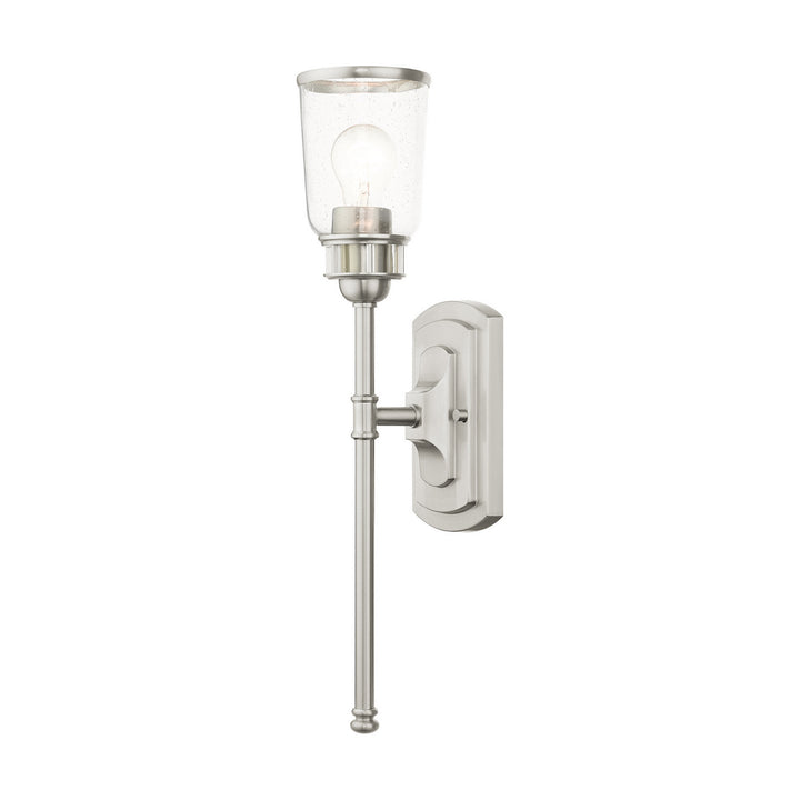 Livex Lawrenceville 10511-91 Wall Sconce Light - Brushed Nickel