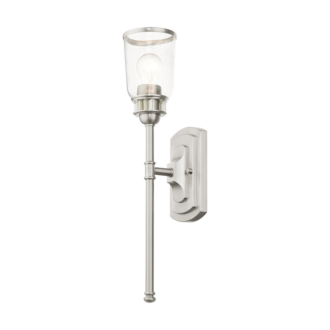 Livex Lawrenceville 10511-91 Wall Sconce Light - Brushed Nickel