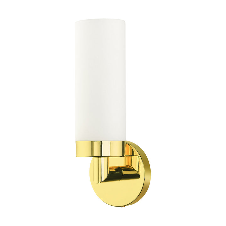 Livex Aero 15071-02 Wall Sconce Light - Polished Brass