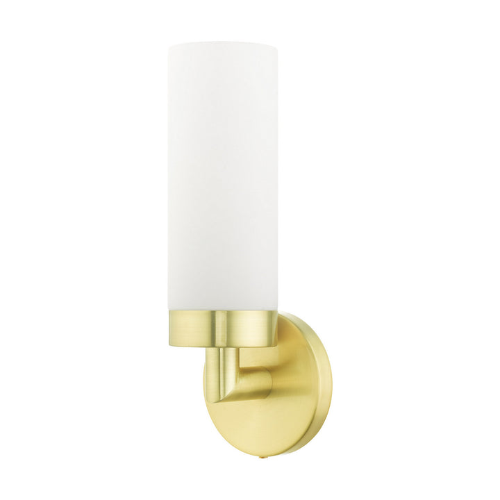 Livex Aero 15071-12 Wall Sconce Light - Satin Brass