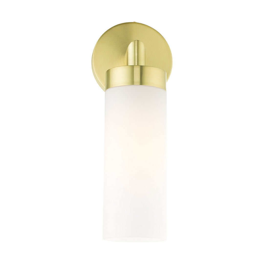 Livex Aero 15071-12 Wall Sconce Light - Satin Brass