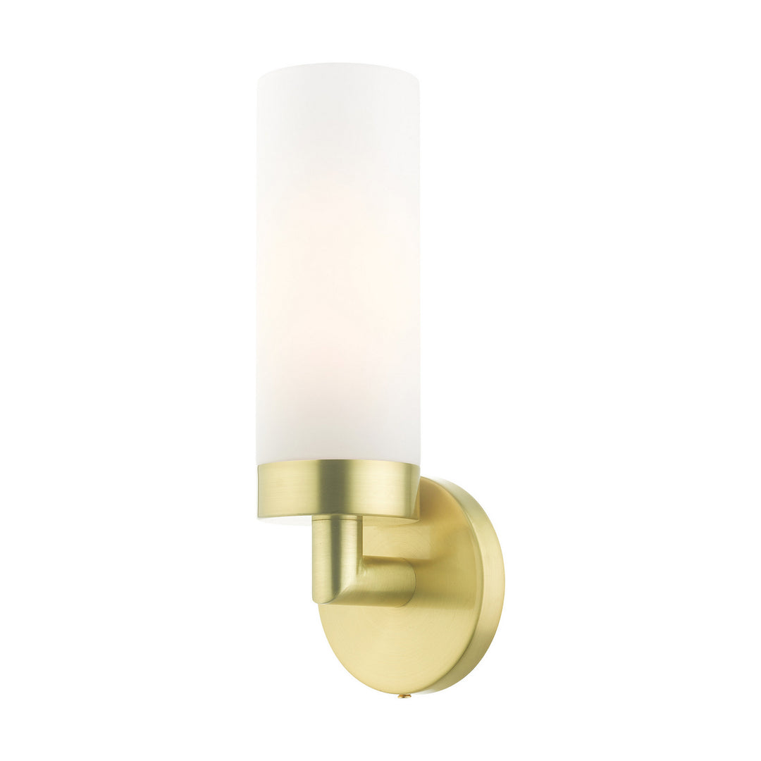 Livex Aero 15071-12 Wall Sconce Light - Satin Brass