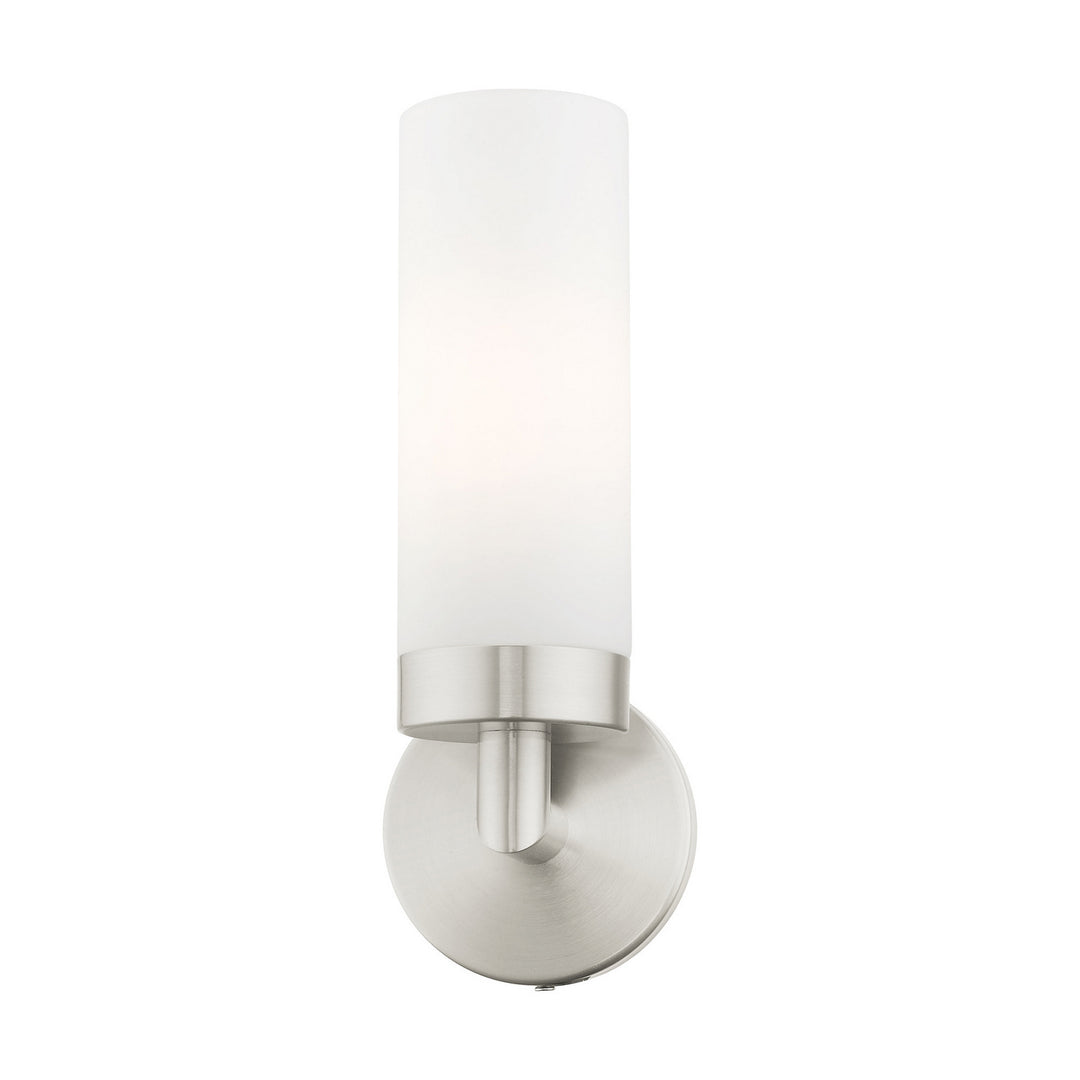 Livex Aero 15071-91 Wall Sconce Light - Brushed Nickel