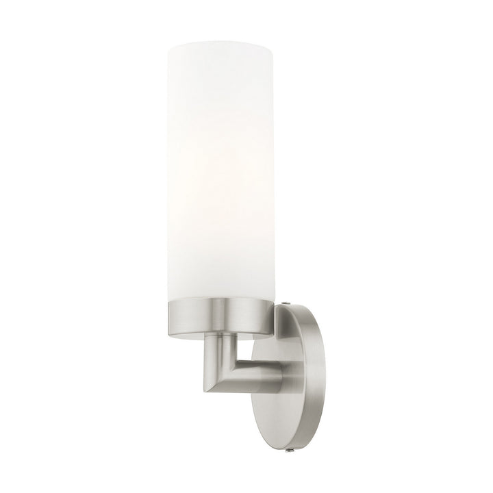 Livex Aero 15071-91 Wall Sconce Light - Brushed Nickel