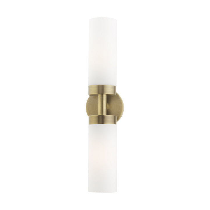 Livex Aero 15072-01 Wall Sconce Light - Antique Brass