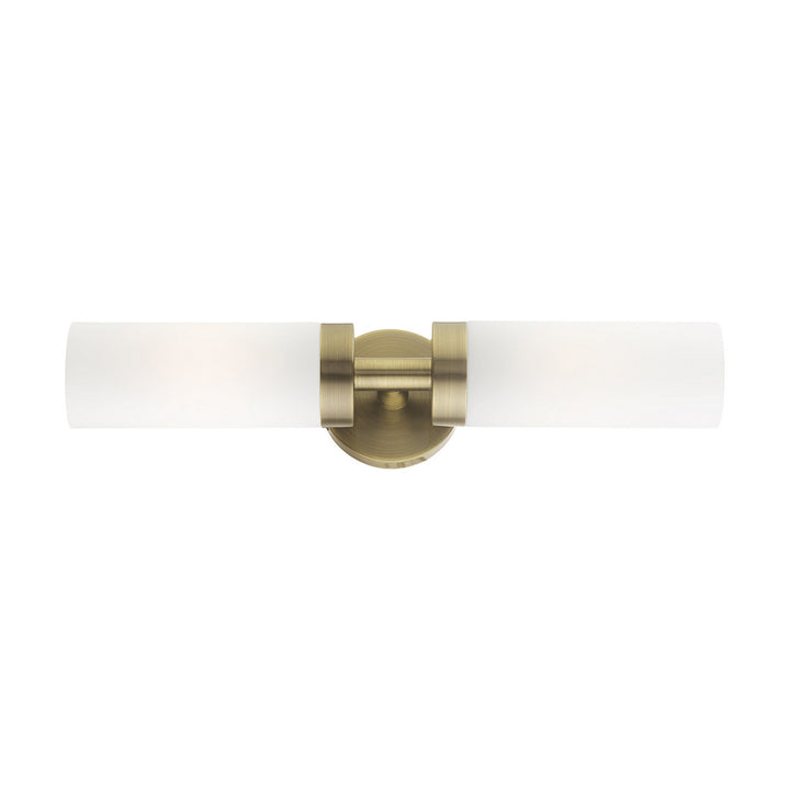 Livex Aero 15072-01 Wall Sconce Light - Antique Brass