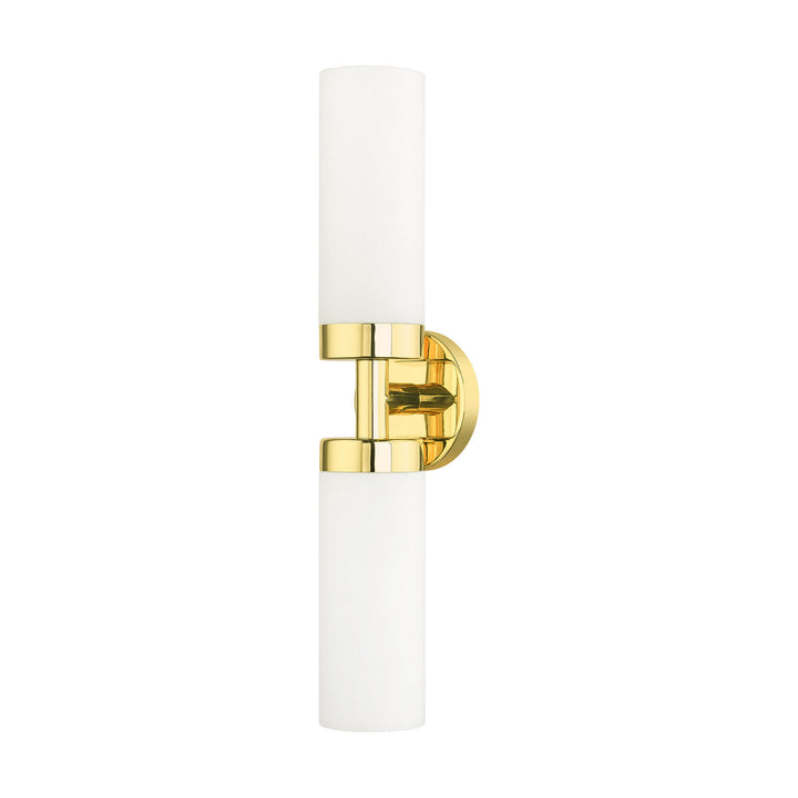 Livex Aero 15072-02 Wall Sconce Light - Polished Brass