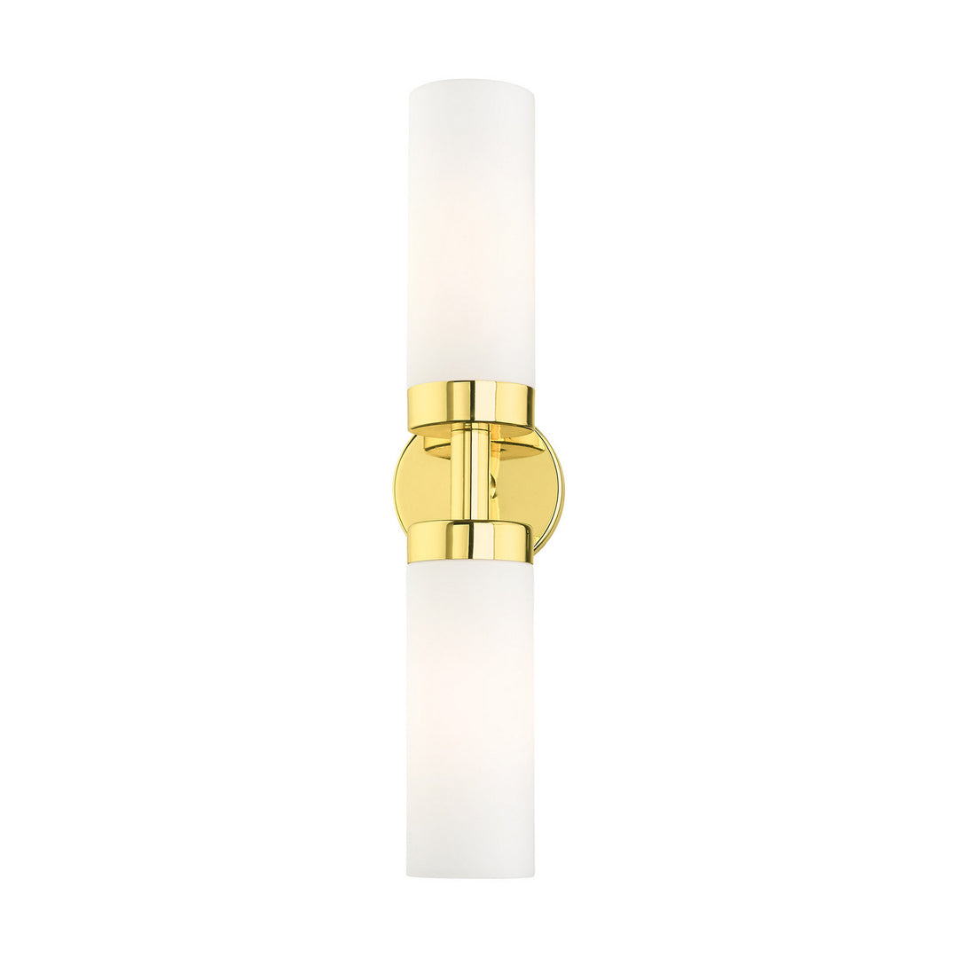 Livex Aero 15072-02 Wall Sconce Light - Polished Brass