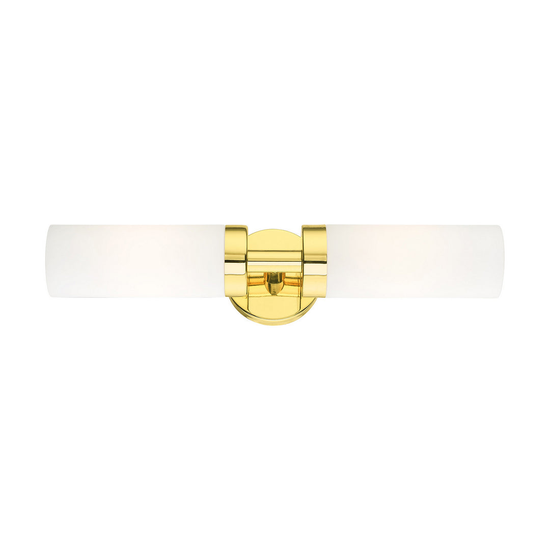 Livex Aero 15072-02 Wall Sconce Light - Polished Brass