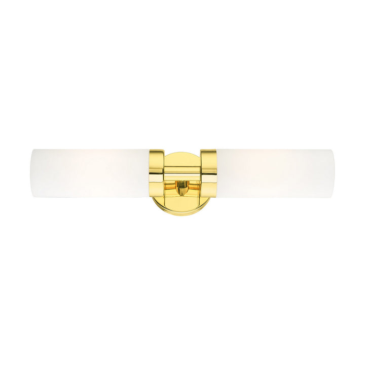 Livex Aero 15072-02 Wall Sconce Light - Polished Brass