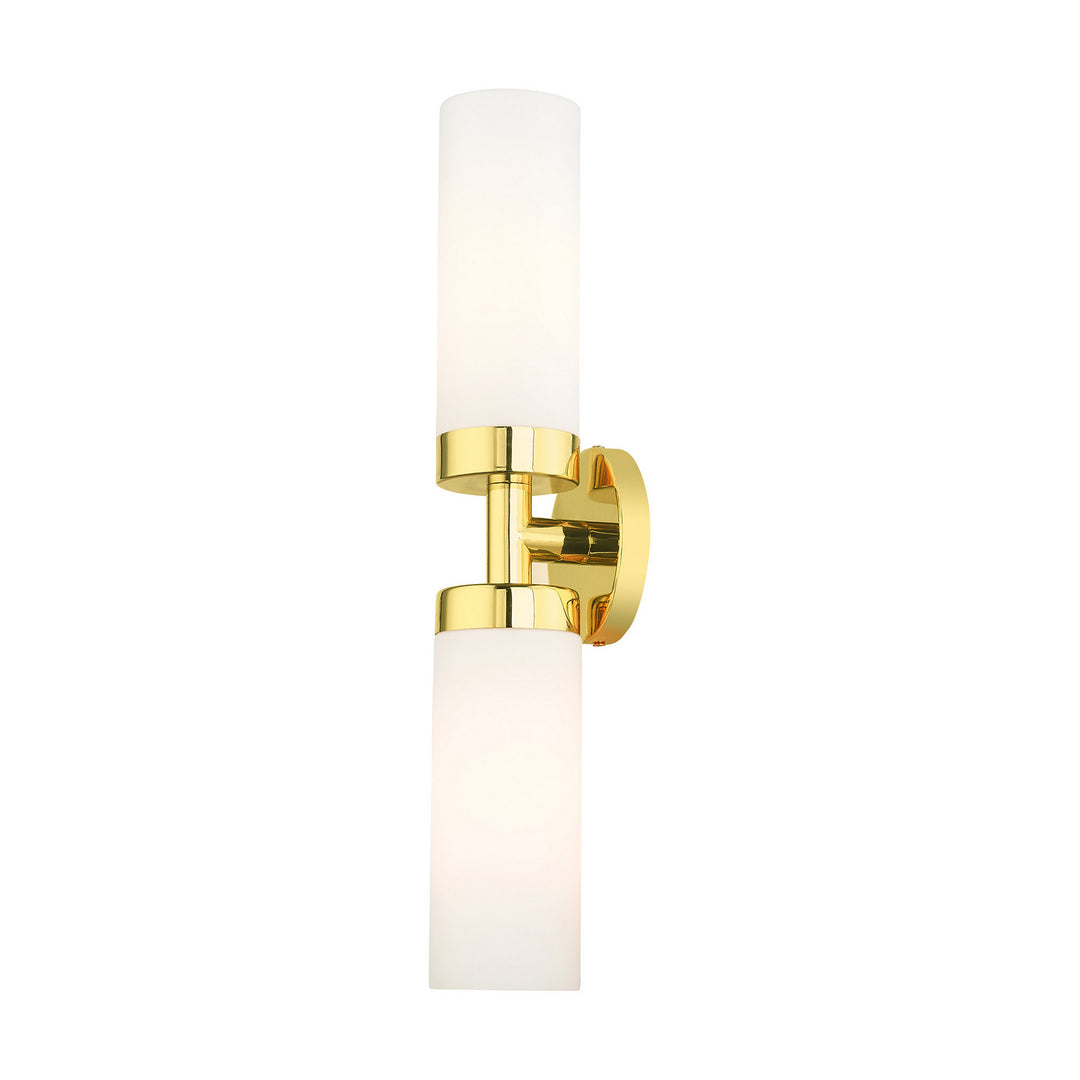 Livex Aero 15072-02 Wall Sconce Light - Polished Brass