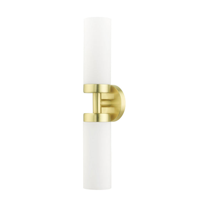 Livex Aero 15072-12 Wall Sconce Light - Satin Brass