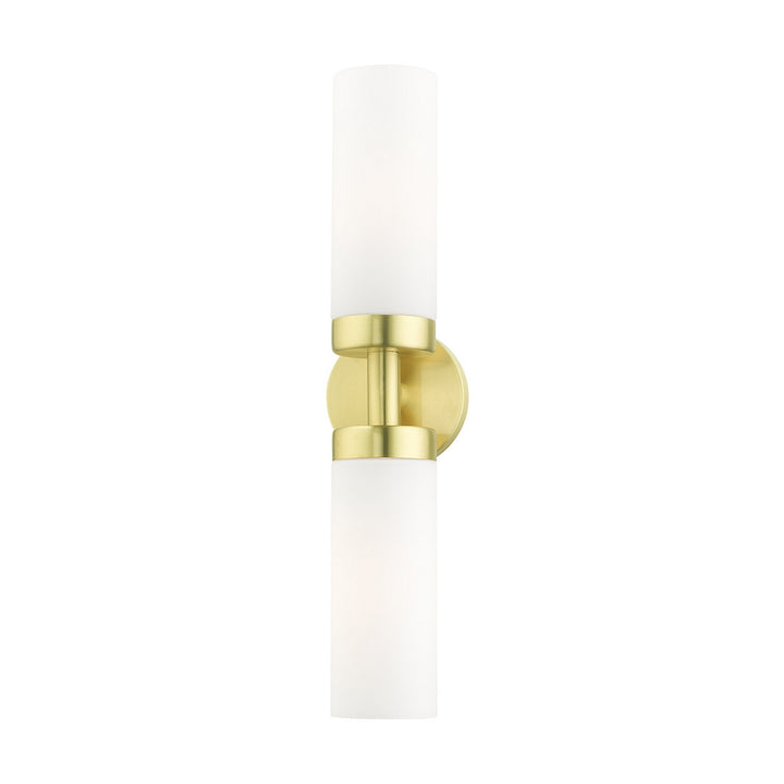 Livex Aero 15072-12 Wall Sconce Light - Satin Brass