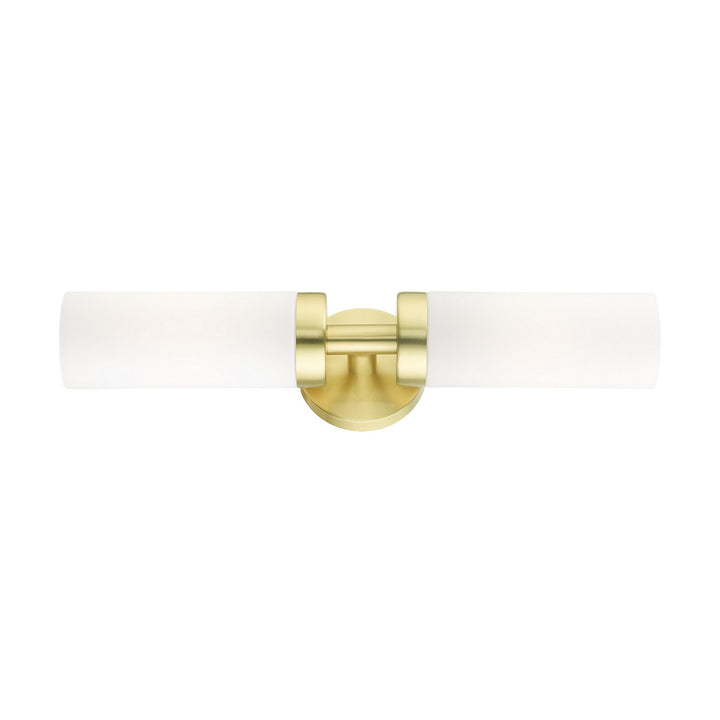 Livex Aero 15072-12 Wall Sconce Light - Satin Brass