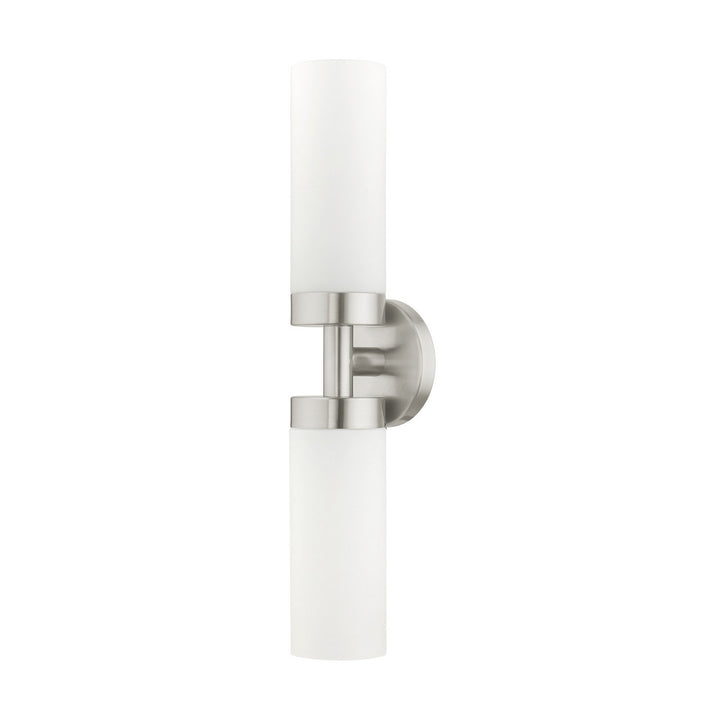 Livex Aero 15072-91 Wall Sconce Light - Brushed Nickel