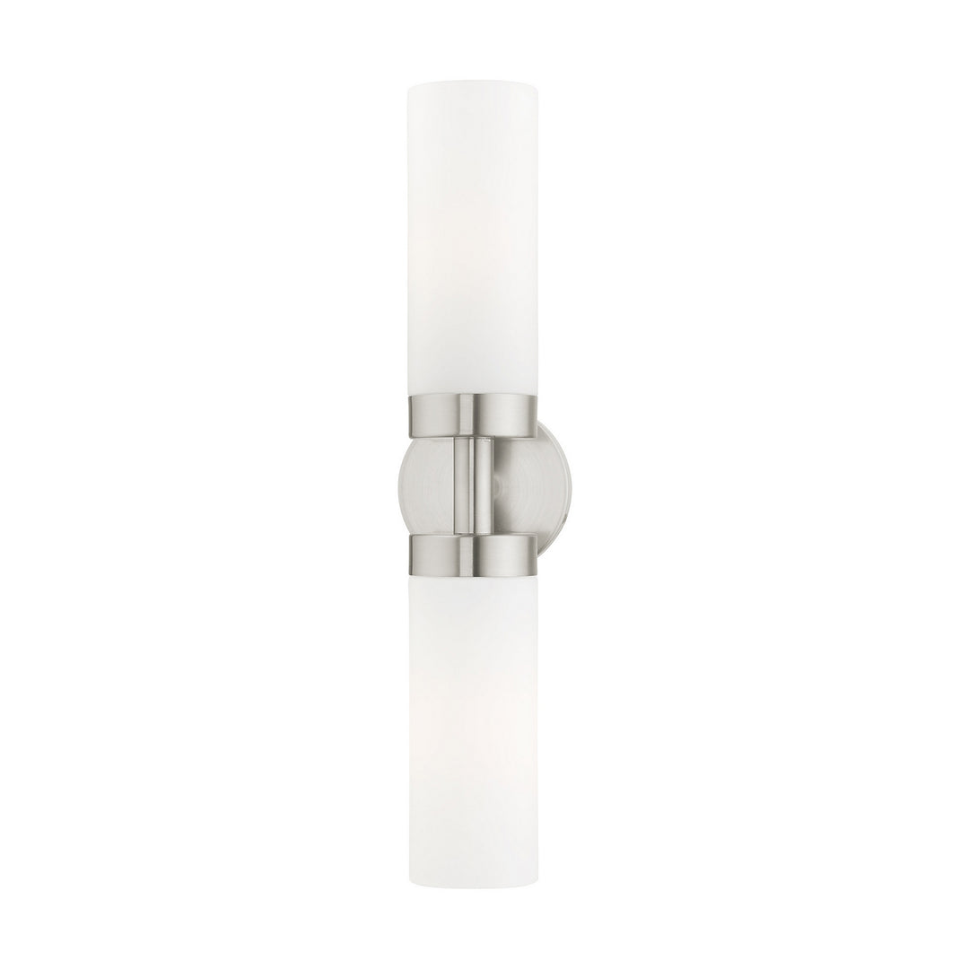 Livex Aero 15072-91 Wall Sconce Light - Brushed Nickel