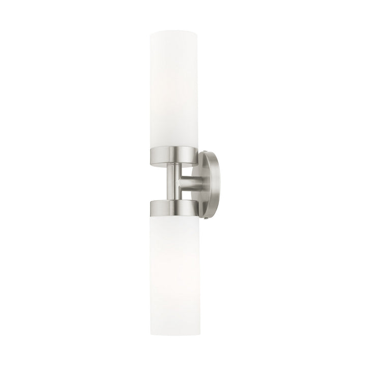 Livex Aero 15072-91 Wall Sconce Light - Brushed Nickel