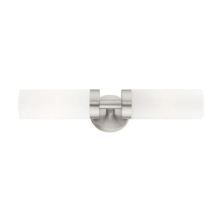 Livex Aero 15072-91 Wall Sconce Light - Brushed Nickel