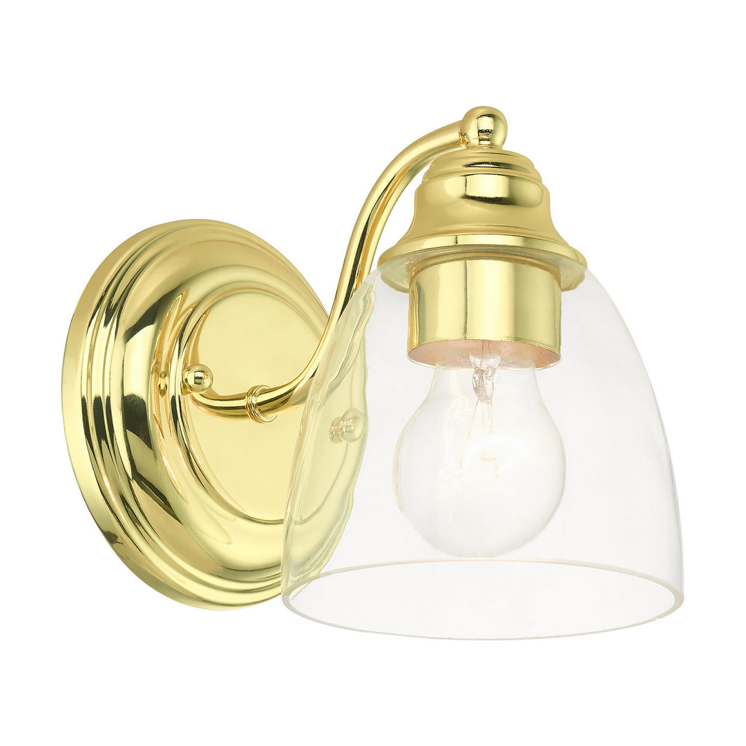Livex Montgomery 15131-02 Wall Sconce Light - Polished Brass